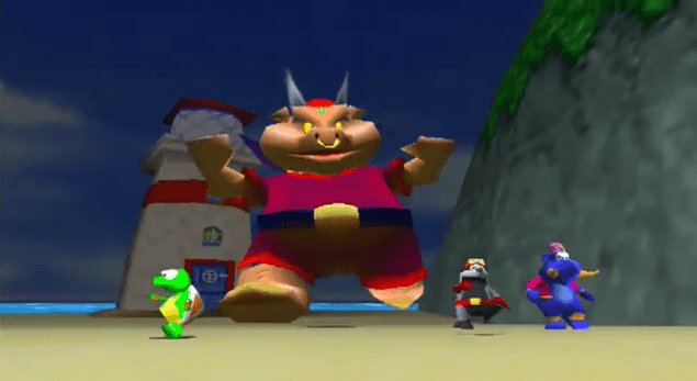 Wizpig, bad boss from Diddy Kong Racing